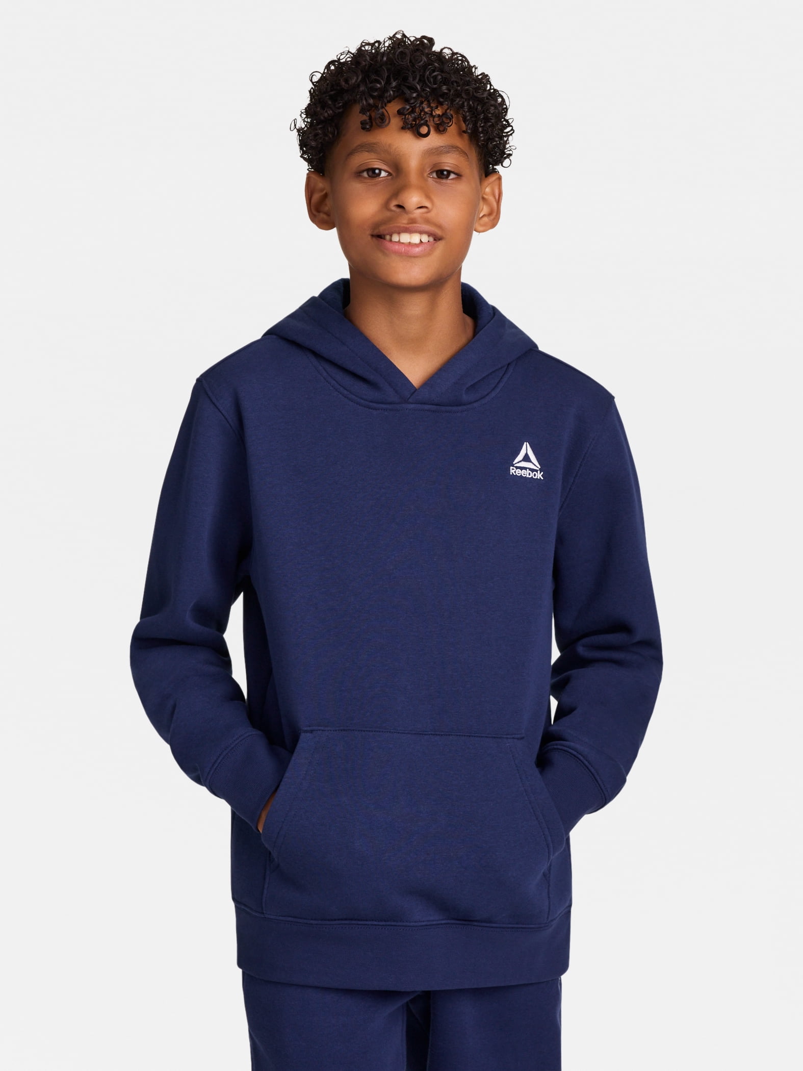Reebok Boy's Athletic Game Day Fleece Pullover Hoodie, Sizes 4-18