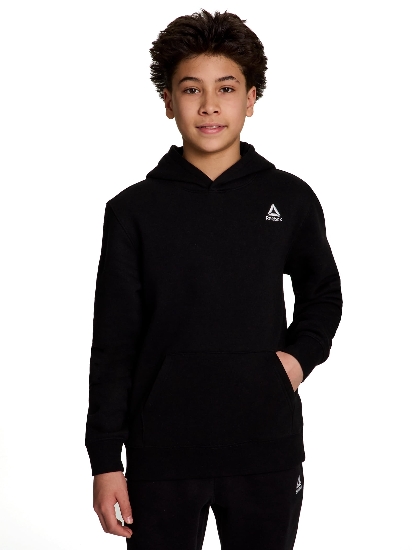 Reebok Boy's Athletic Game Day Fleece Pullover Hoodie, Sizes 4-18