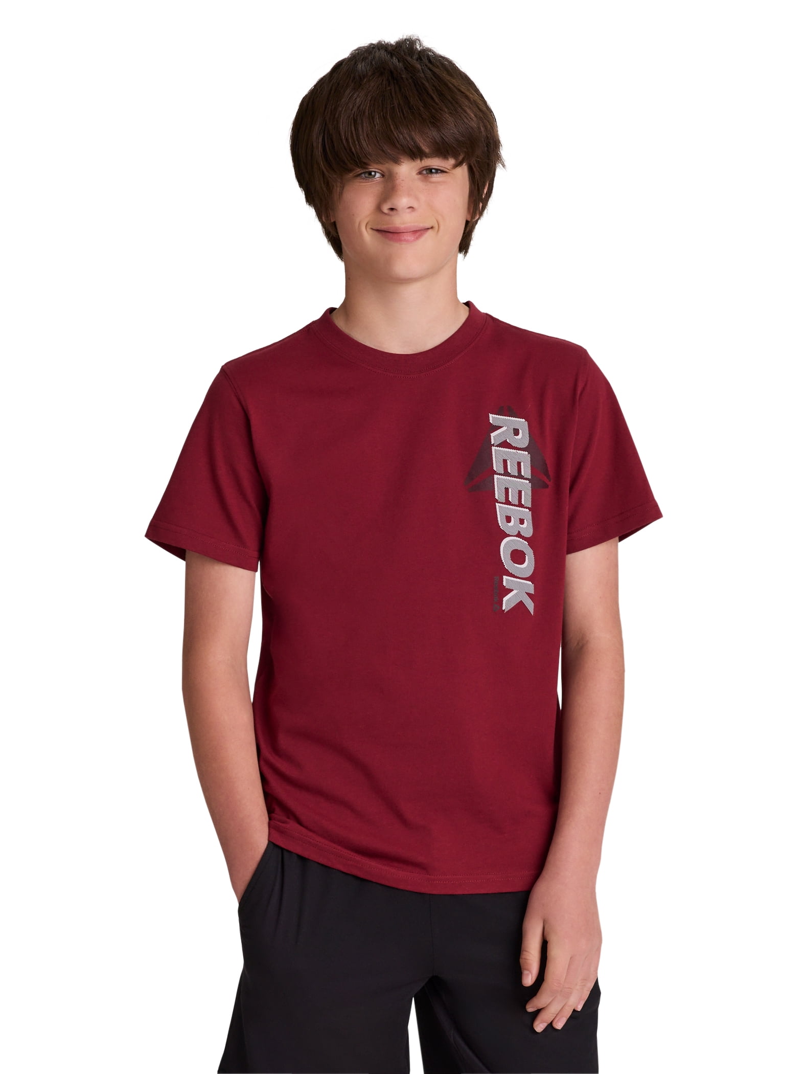 Reebok Boy's Short Sleeve Graphic T-Shirt, Sizes 4-18