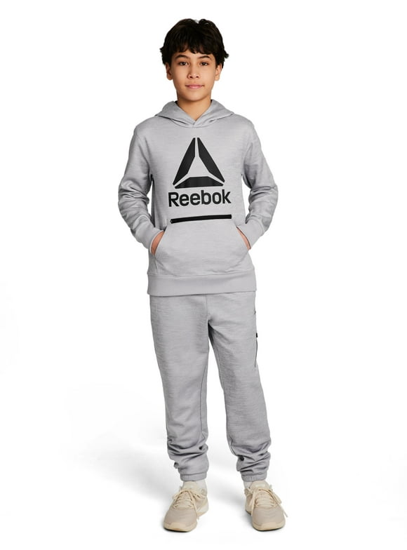 Boys Athletic Level Up Hoodie and Jogger Pants Set, 2-Piece, Sizes 4-18