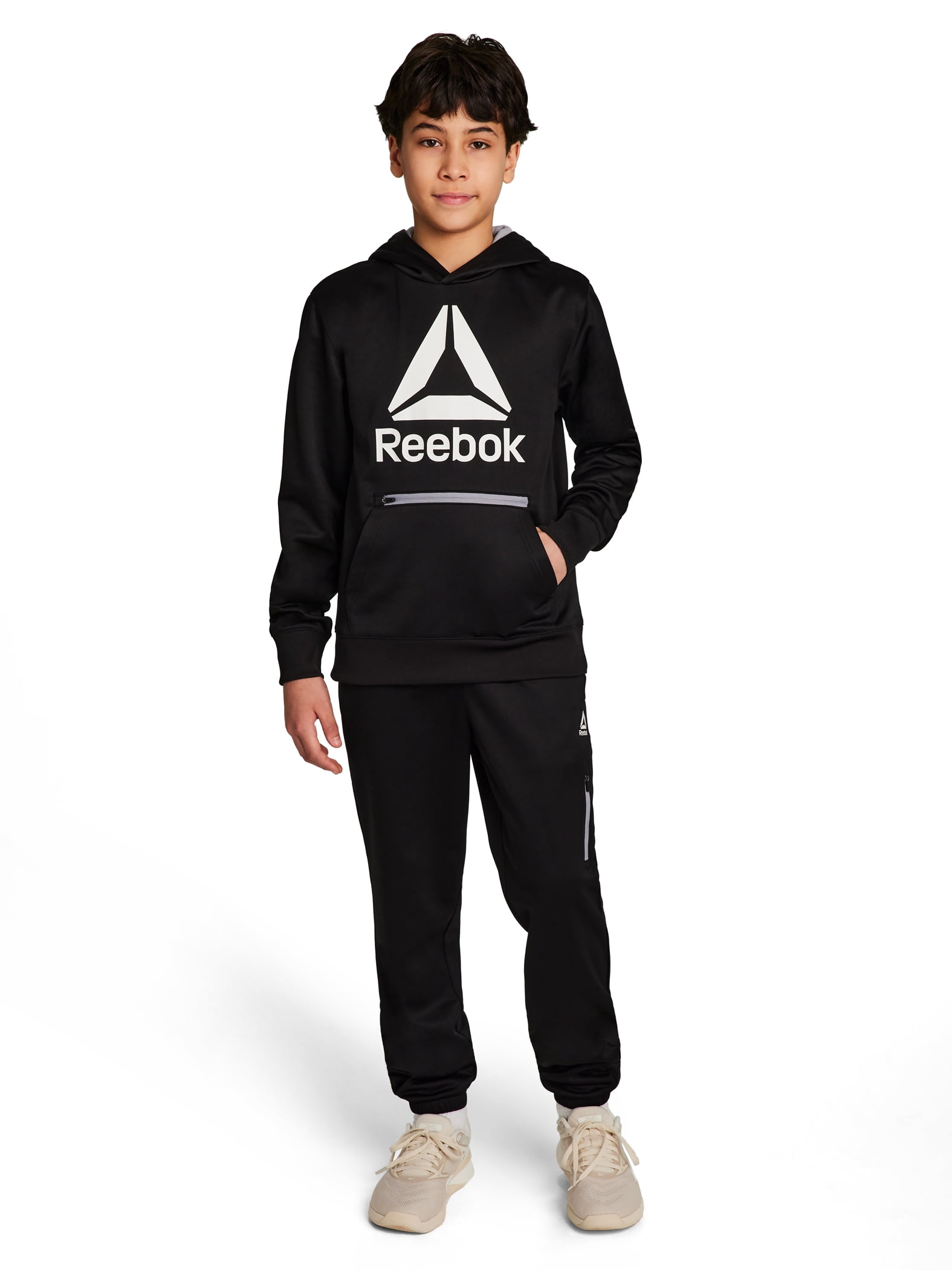 Reebok Boy's Athletic Level Up Hoodie & Jogger, 2-Piece Set, Sizes 4-18