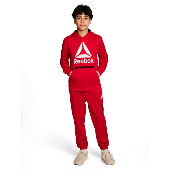 Reebok Boy's Athletic Level Up Hoodie & Jogger, 2-Piece Set, Sizes 4-18