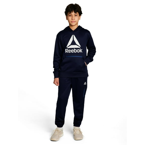 Reebok Boys Athletic Level Up Hoodie and Jogger Pants Set, 2-Piece, Sizes 4-18