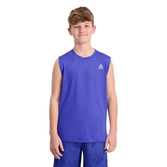 Reebok Boy’s Athletic Performance Muscle Tank Top, Sizes 4-18