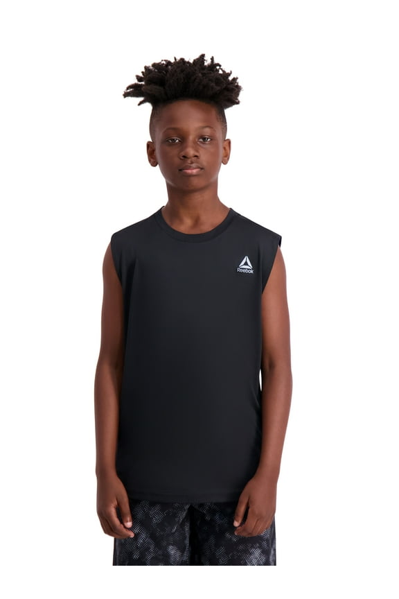 Boy’s Athletic Performance Muscle Tank Top, Sizes 4-18