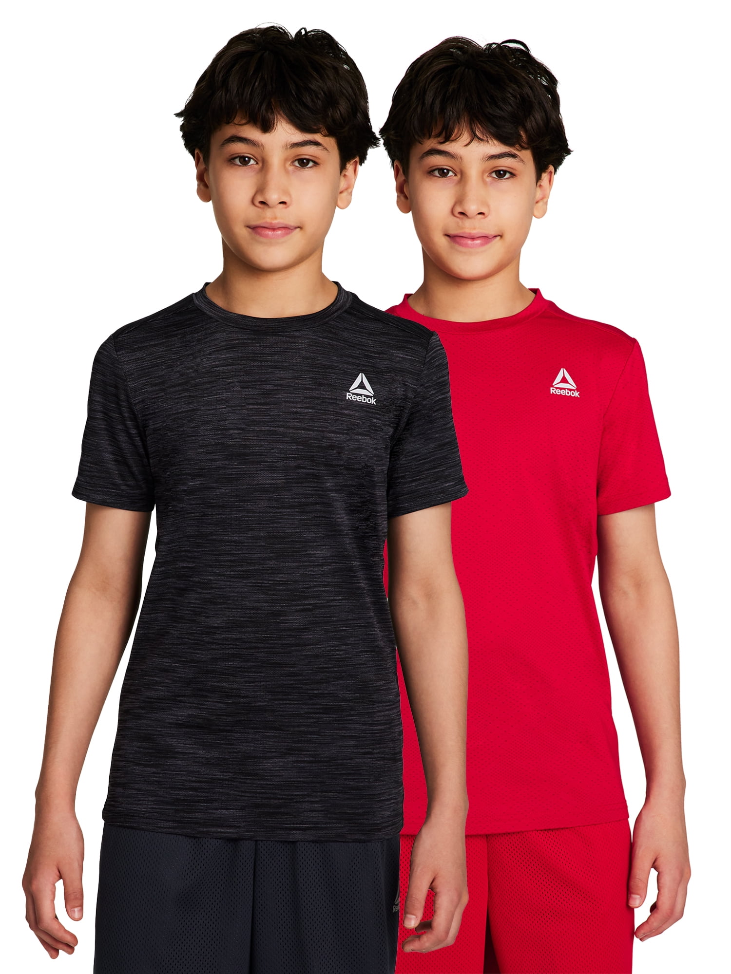 Reebok Boy's Athletic Stride 2-Pack Performance T-Shirt, Sizes 4-18