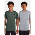 thumbnail image 1 of Reebok Boy's Athletic Stride 2-Pack Performance T-Shirt, Sizes 4-18, 1 of 13