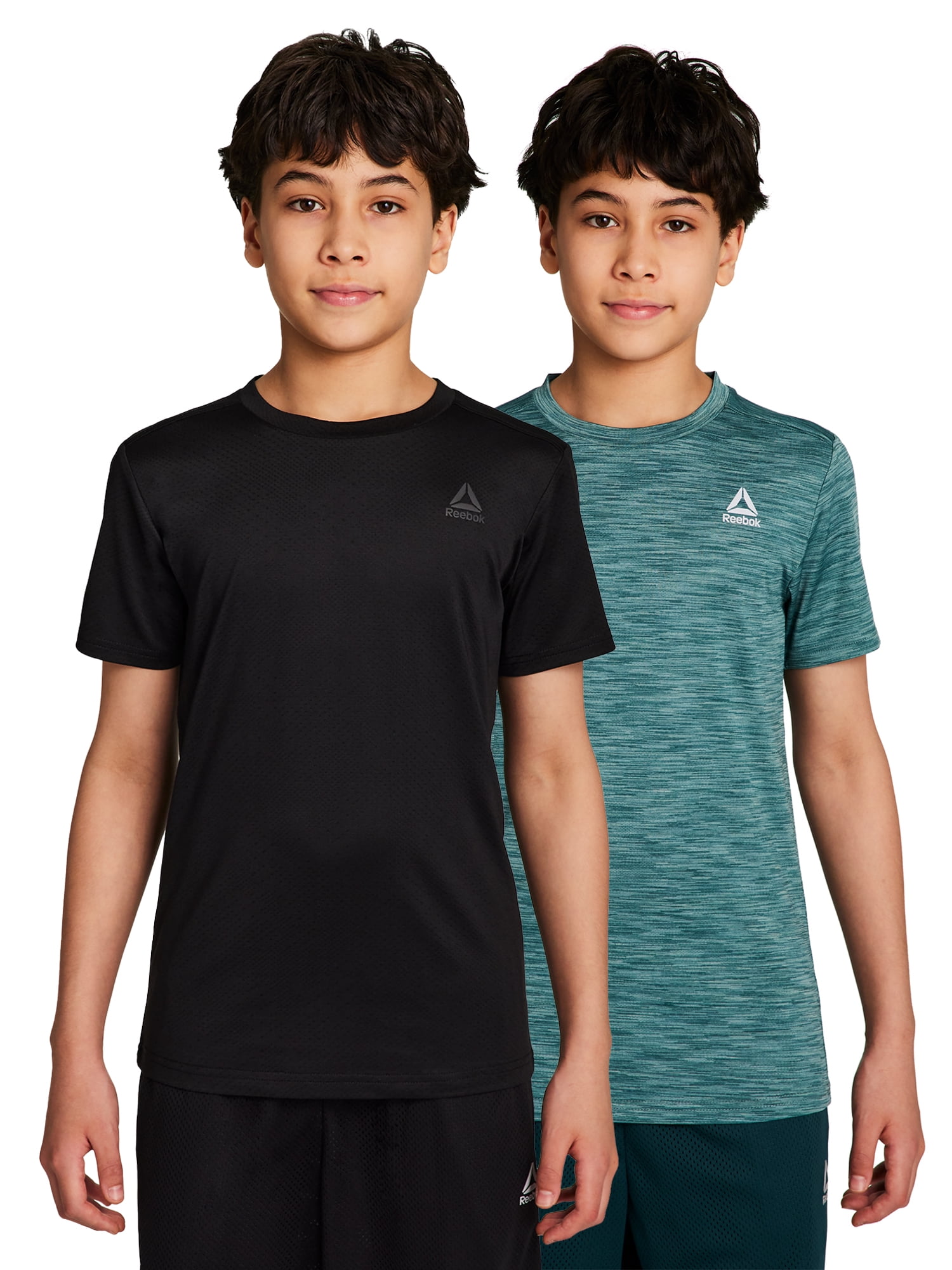 Reebok Boy's Athletic Stride 2-Pack Performance T-Shirt, Sizes 4-18