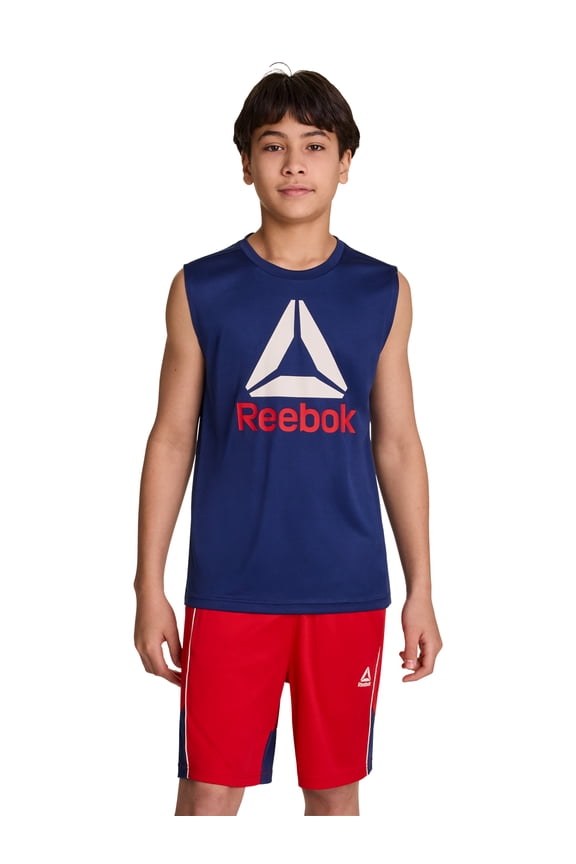 Boy's Athletic Tank Top & Short, 2-Piece Set, Sizes 4-18
