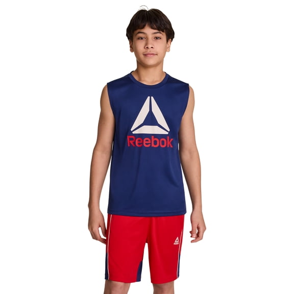 Reebok Boy's Athletic Tank Top & Short, 2-Piece Set, Sizes 4-18