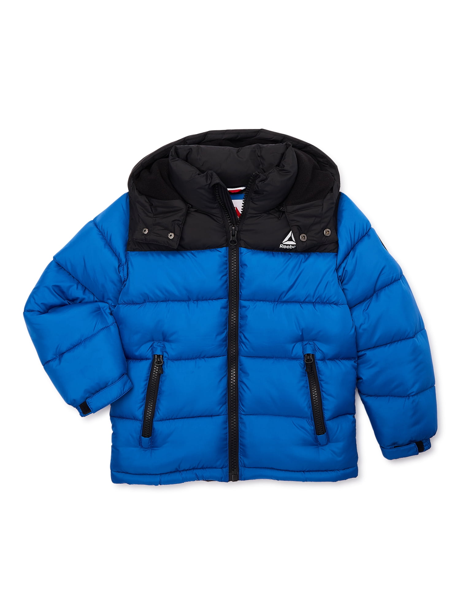 Reebok Boy’s Colorblock Hooded Heavyweight Puffer Jacket, Sizes 8-20 ...