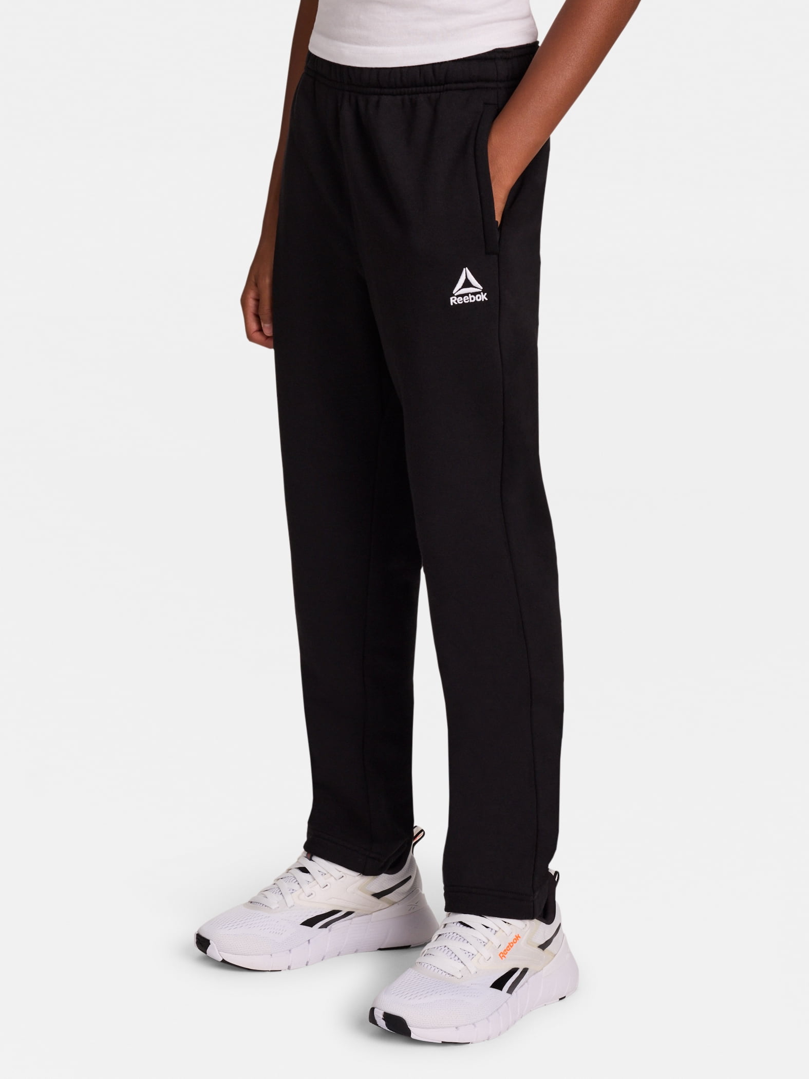 Reebok Boy's Game Day Fleece Open Leg Pant, Sizes 4-18