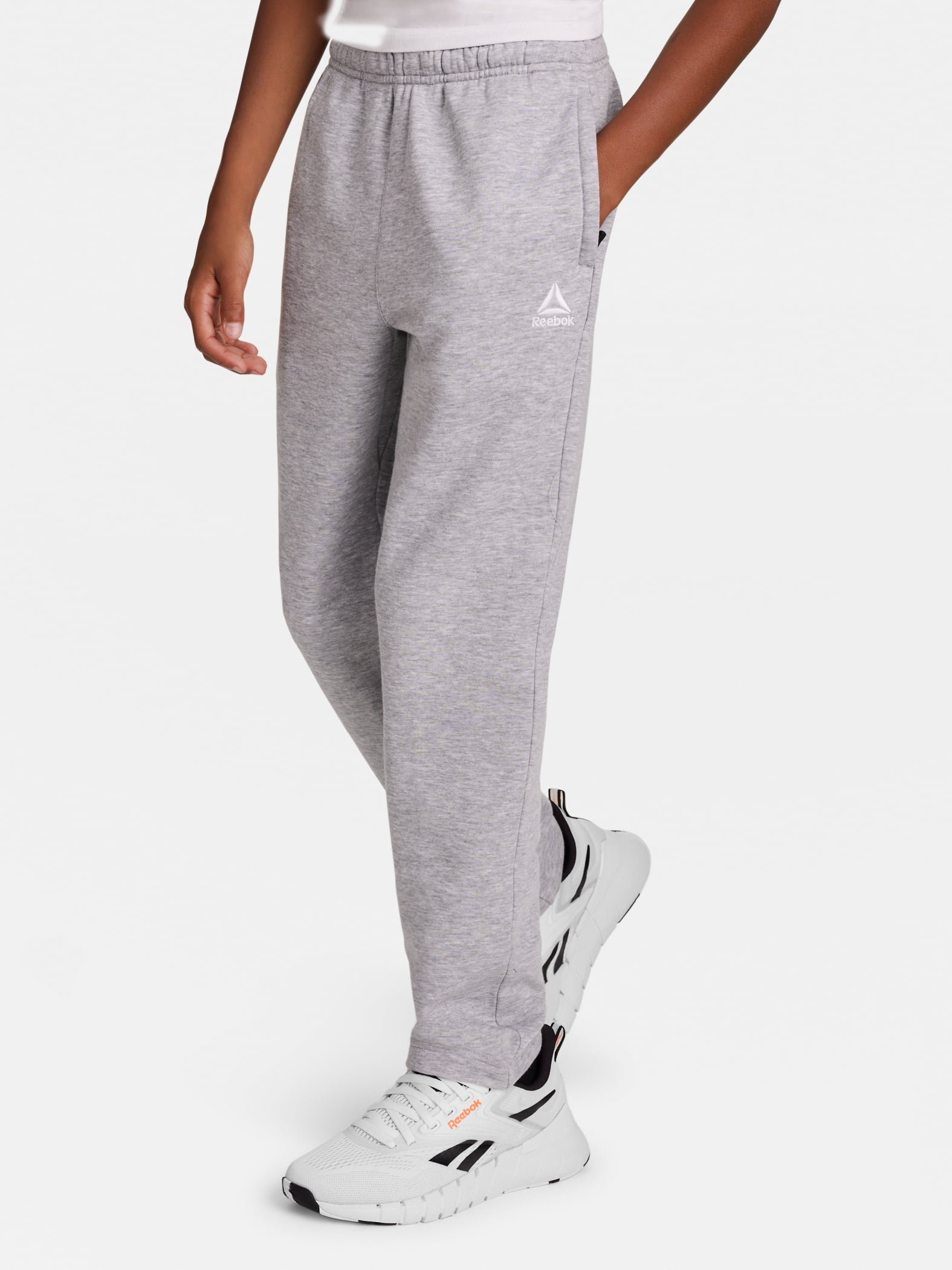 Reebok Boy's Game Day Fleece Open Leg Pant, Sizes 4-18