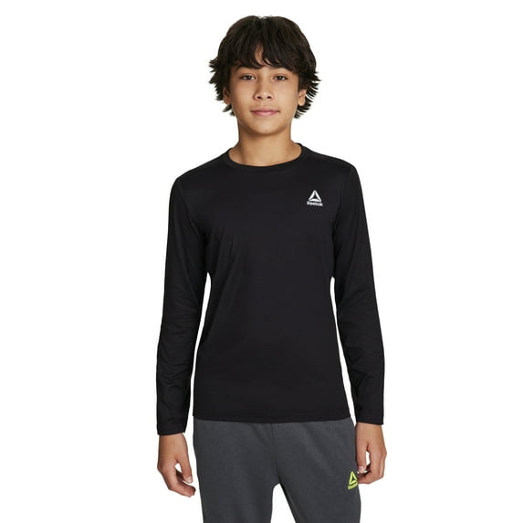 Reebok Boy's Legacy Performance Long Sleeve Core T-Shirt, Sizes 4-18