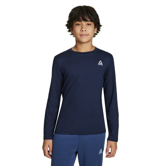 Reebok Boy's Legacy Performance Long Sleeve Core T-Shirt, Sizes 4-18