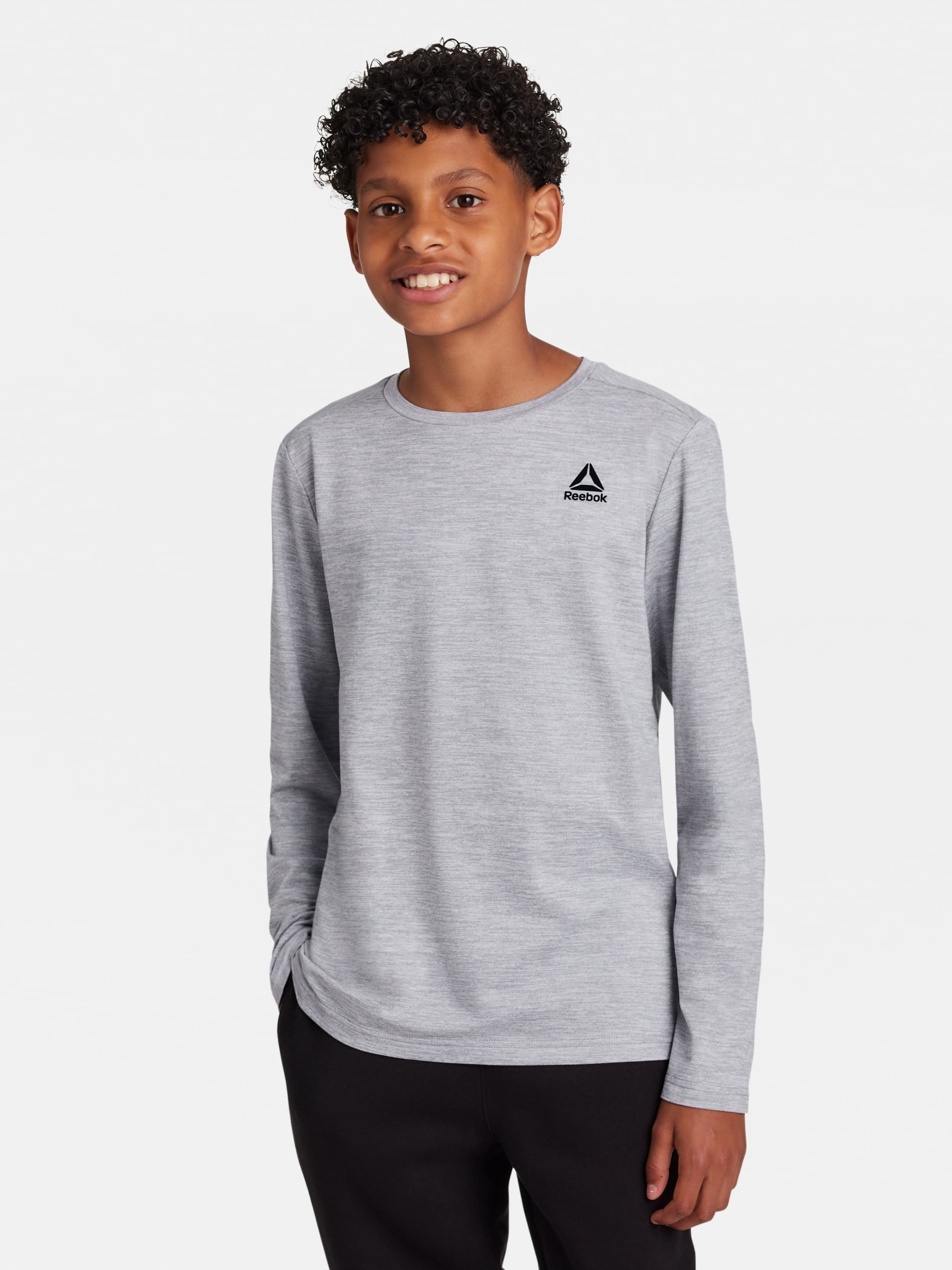Reebok Boy's Legacy Performance Long Sleeve Core T-Shirt, Sizes 4-18