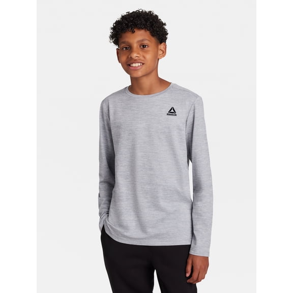 Reebok Boy's Legacy Performance Long Sleeve Core T-Shirt, Sizes 4-18