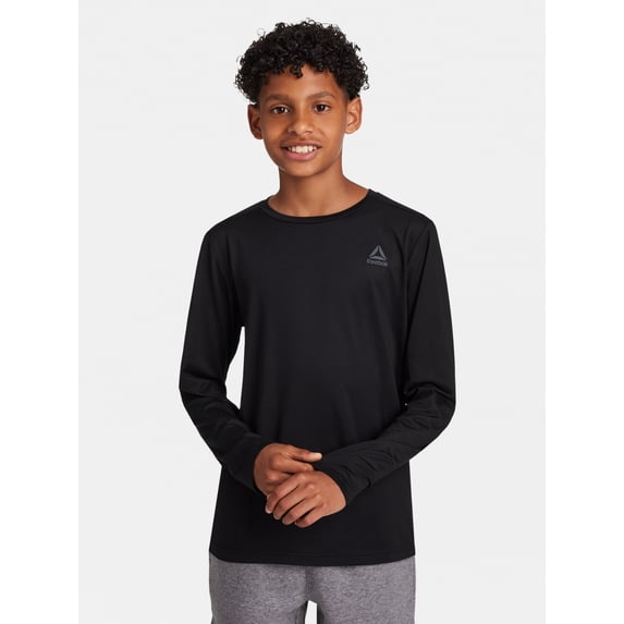 Reebok Boy's Legacy Performance Long Sleeve Core T-Shirt, Sizes 4-18
