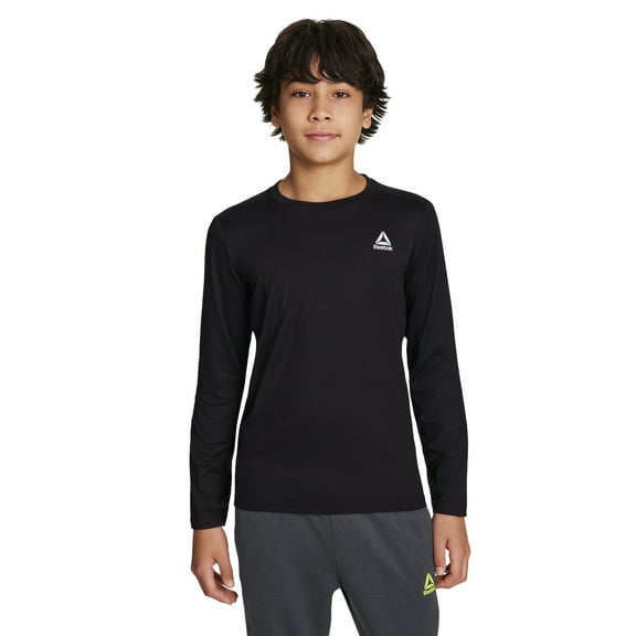 Reebok Boy's Legacy Performance Long Sleeve Core T-Shirt, Sizes 4-18