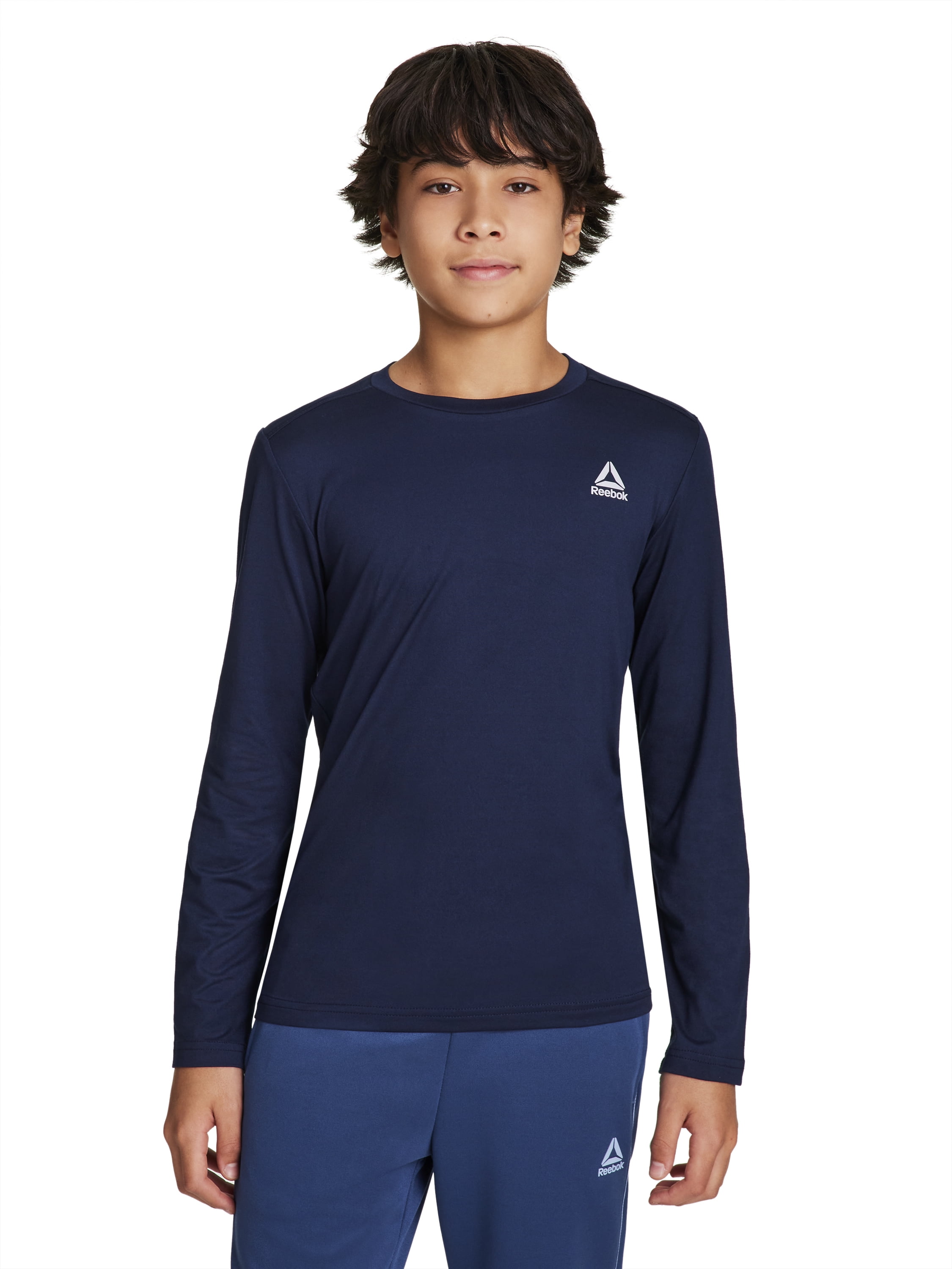 Reebok Boy's Legacy Performance Long Sleeve Core T-Shirt, Sizes 4-18