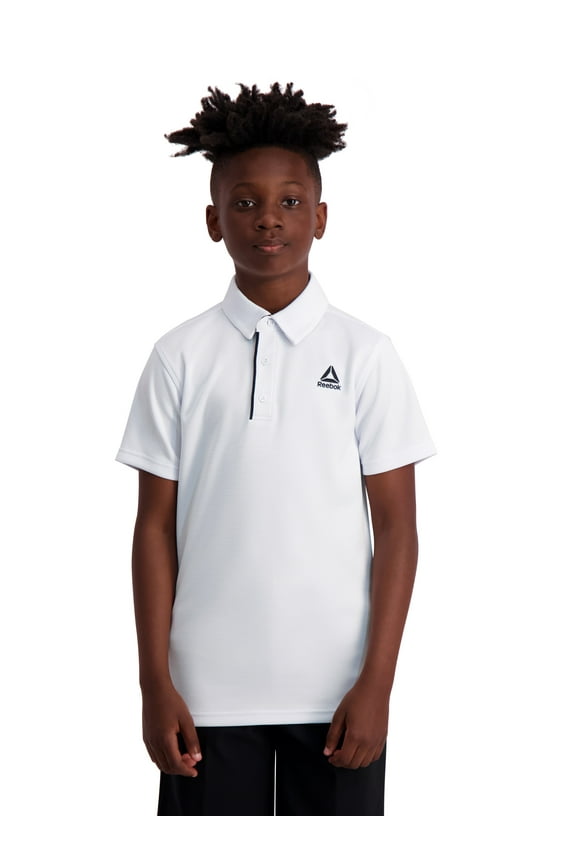 Boy's Performance Polo Uniform Shirt, Sizes 4-18