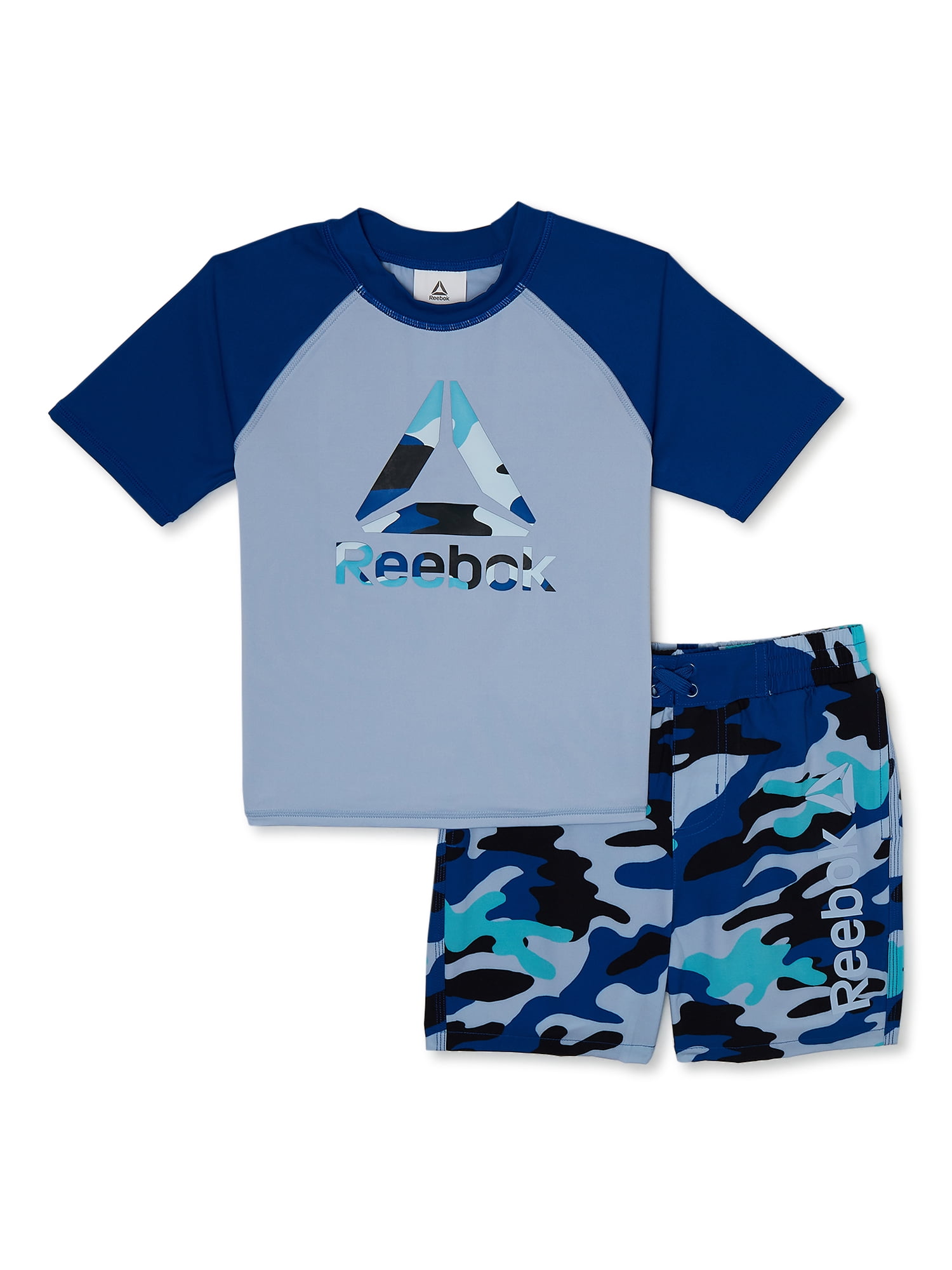 MAILLOT DE BAIN 2 Pièces Gymboree Garçon - Short Surf Board & Rash Guard Vert - UPF 50 - Neuf