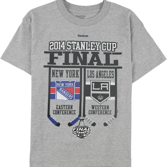 Reebok Boys 2014 Stanley Cup Rangers Vs Kings Graphic T-Shirt