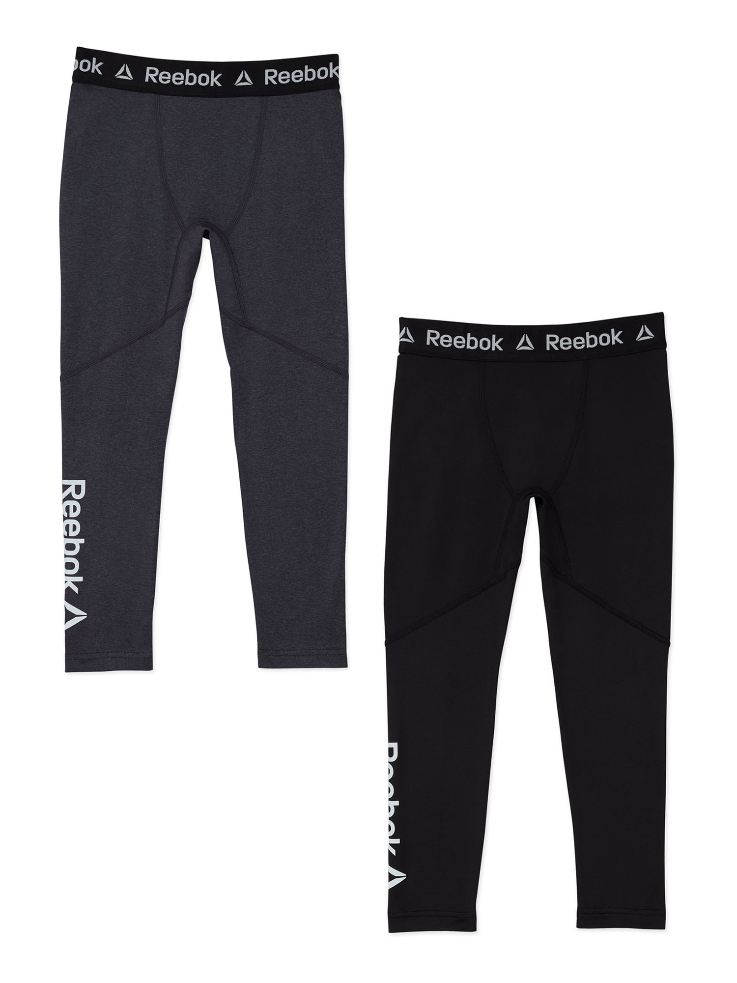 Reebok Boys Active Compression 2Pack Pants, Sizes 418