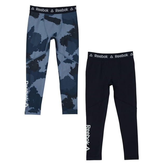 Reebok Boys Active Compression Pants, 2Pack, Sizes 418