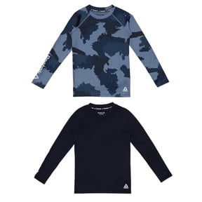 Reebok Boys Active Compression Shirts, 2-Pack, Sizes 4-18