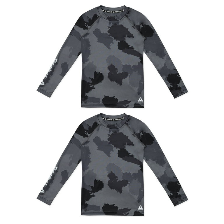 Reebok Boys Active Compression Shirts 2 Pack Sizes 4 18 Walmart