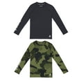 thumbnail image 1 of Reebok Boys Active Compression Shirts, 2-Pack, Sizes 4-18, 1 of 6