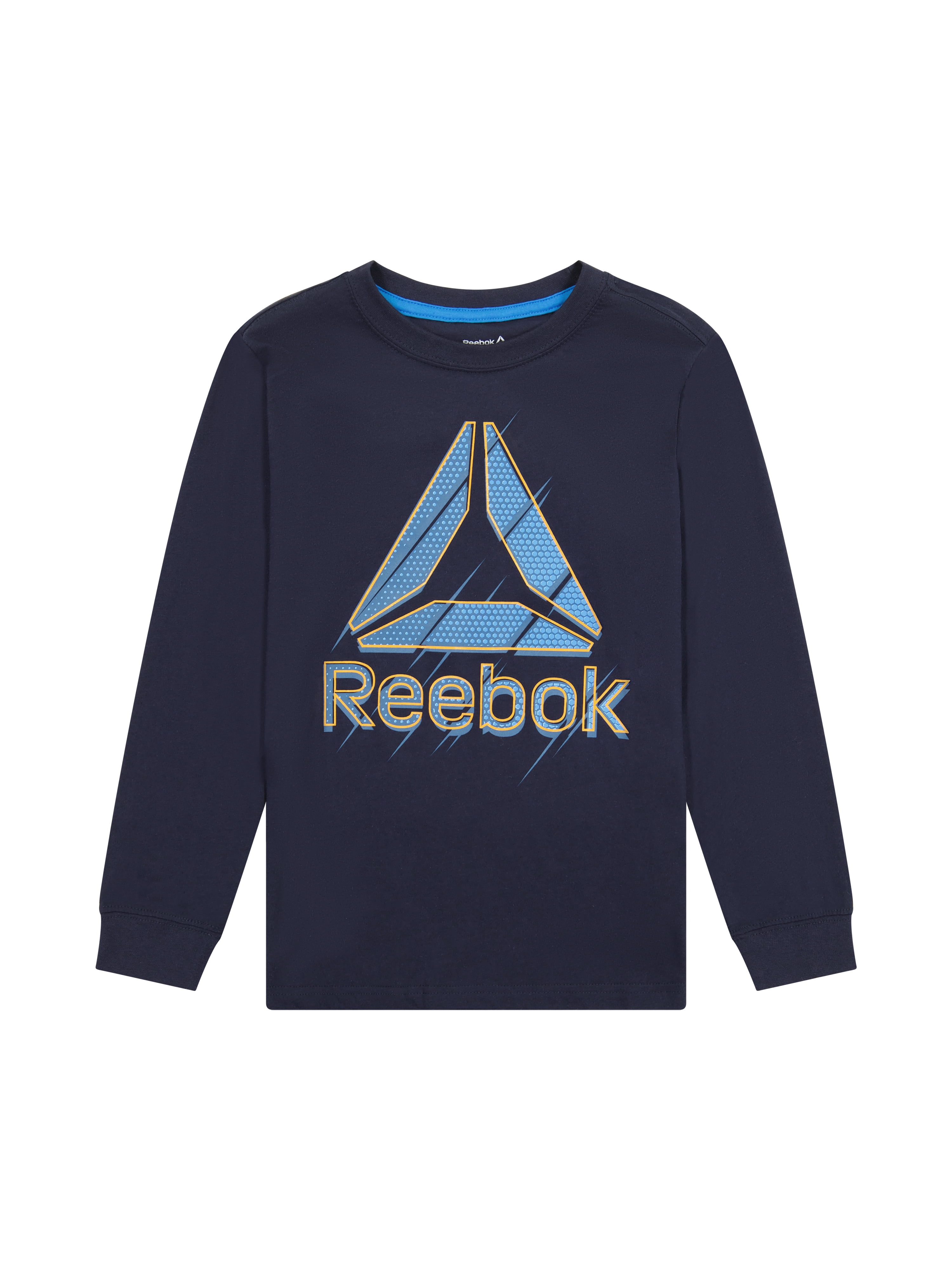 Reebok Boys Active Long Sleeve Graphic T-Shirt, Sizes 4-18