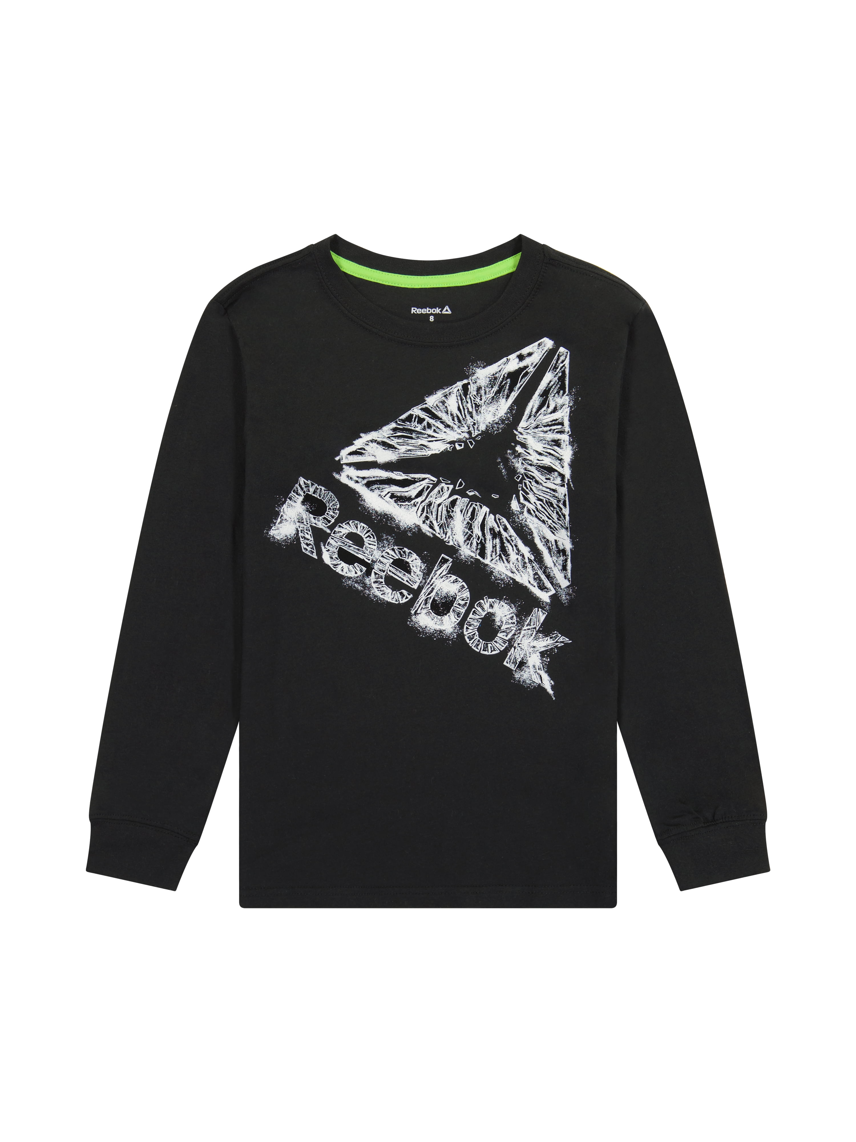 Reebok Boys Active Long Sleeve Graphic T-Shirt, Sizes 4-18 - Walmart.com