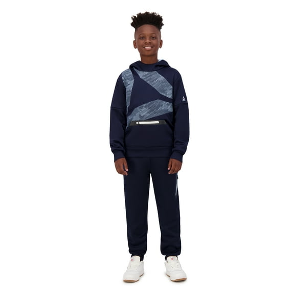 Reebok Boys Athletic Logo Pullover and Jogger Set, Sizes 4-18