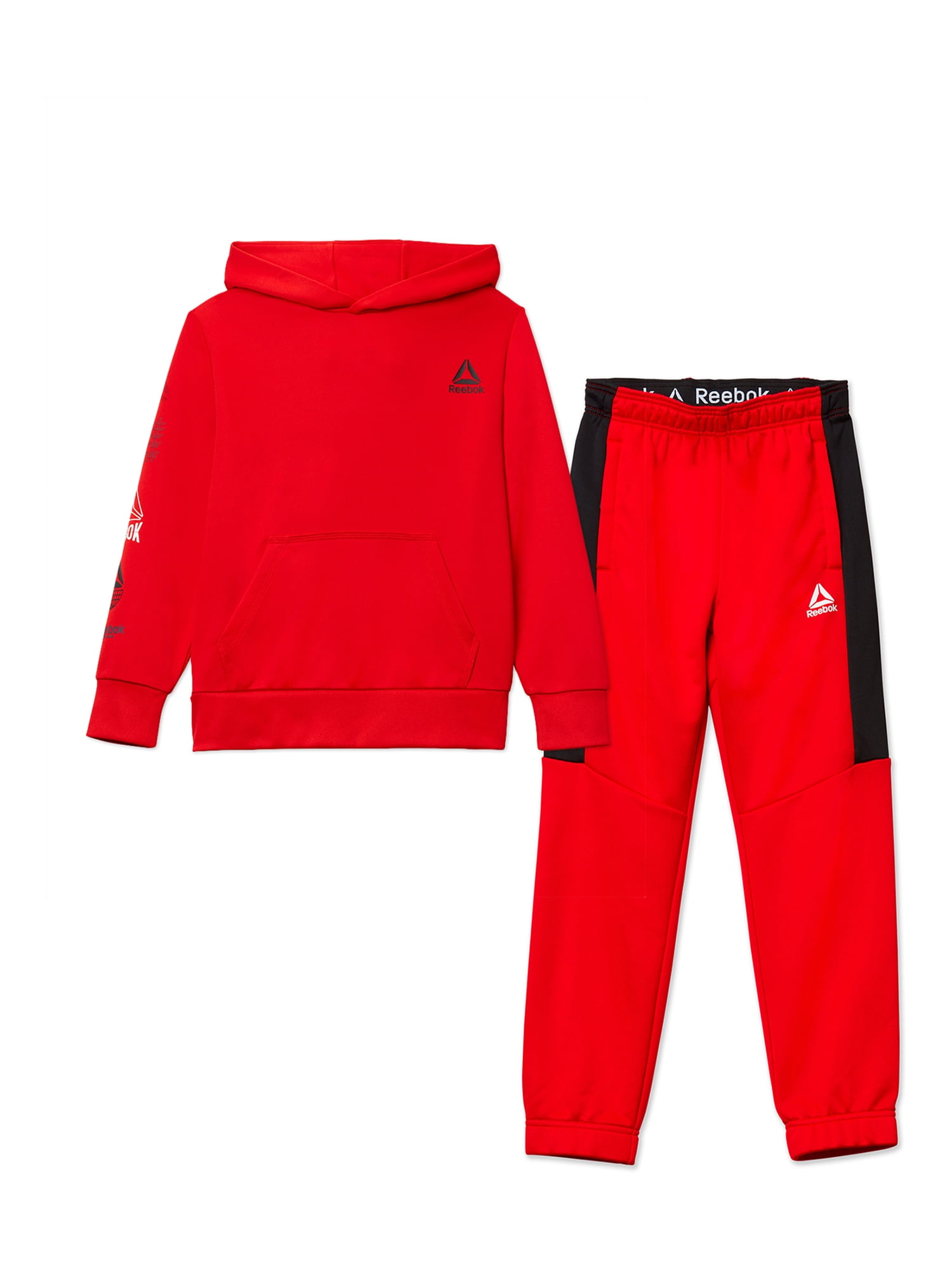 Reebok Boys Advanced Open Bottom French Terry Jogger, 2-Pack