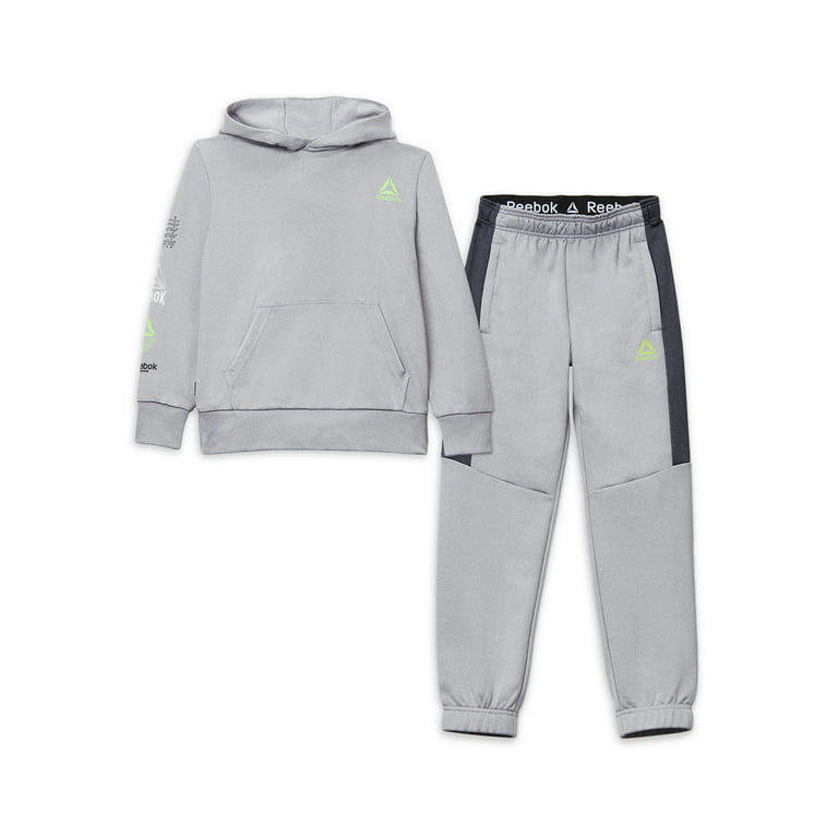 Reebok Boys Advanced Open Bottom French Terry Jogger, 2-Pack