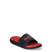 Reebok Boys Dual Density Comfort Slide Sandals with Adjustable Strap, Sizes 13-6