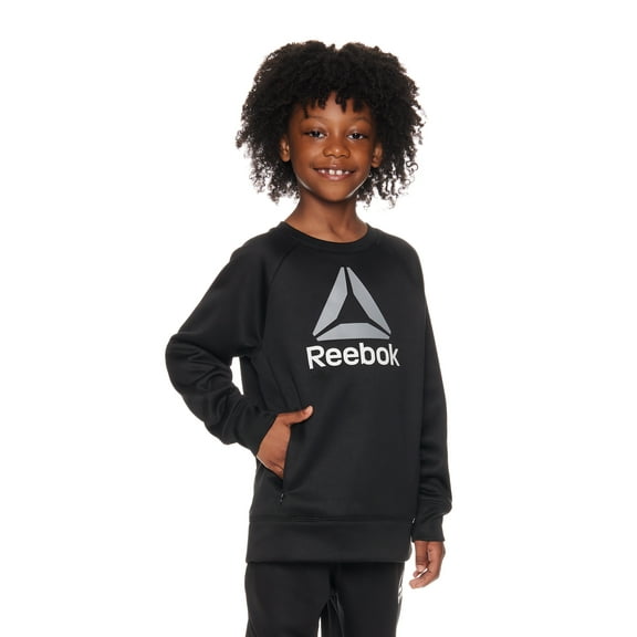 Reebok Boys Essential Fleece Crewneck, Sizes 4-18