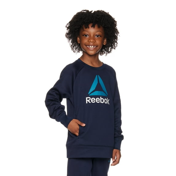 Reebok Boys Essential Fleece Crewneck, Sizes 4-18
