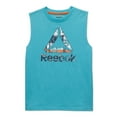 thumbnail image 1 of Reebok Boys Graffiti Print Delta Sleeveless Tank Top, Sizes 4-20, 1 of 2