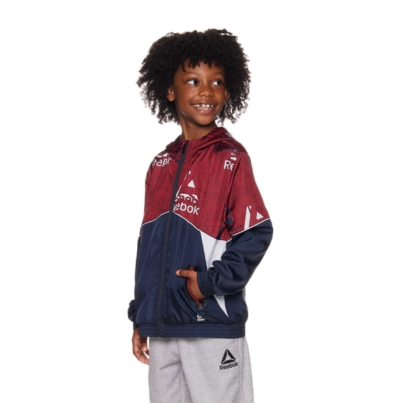 Reebok Boys Guard Jacket with Zip Pockets, Sizes 4-18