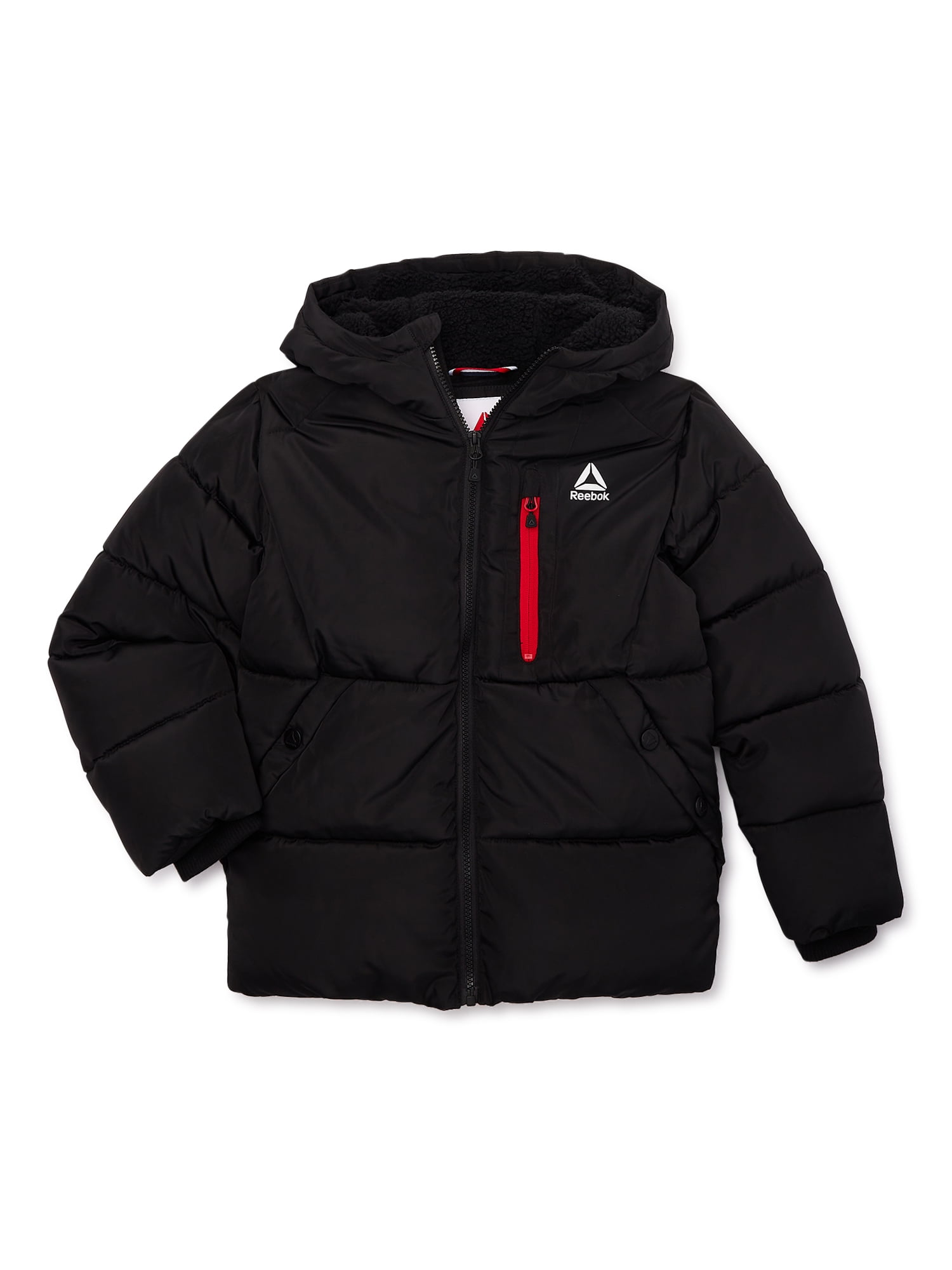 Find Your Perfect Reebok Boys Heavyweight Puffer Jacket with Hood ...