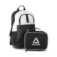 thumbnail image 1 of Reebok Boys' Maddox 17" Laptop Backpack and Lunch Box Set, Black, 1 of 6