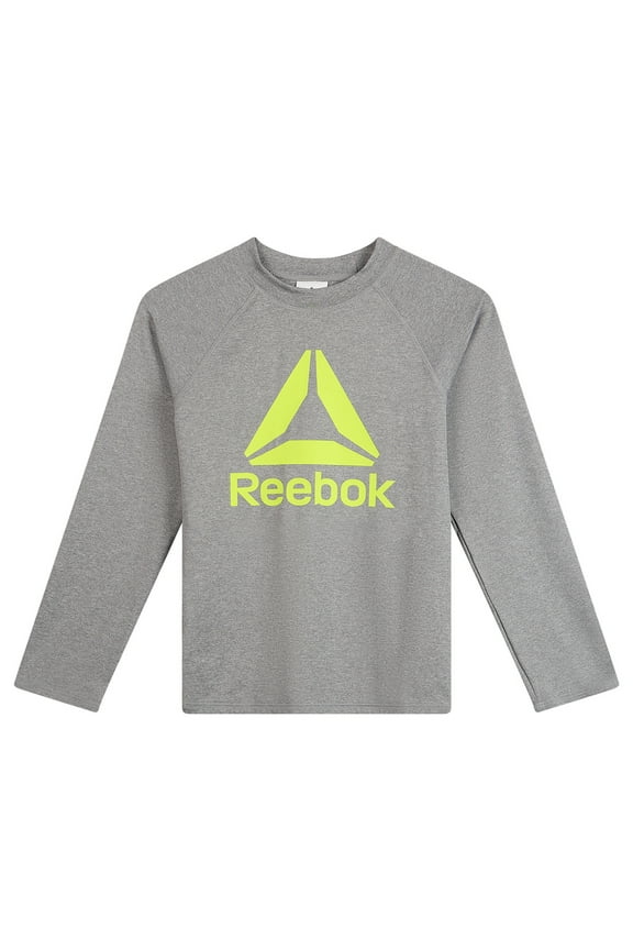 Boys Long Sleeve Rashguard with UPF 50+ Protection, Sizes 4-18