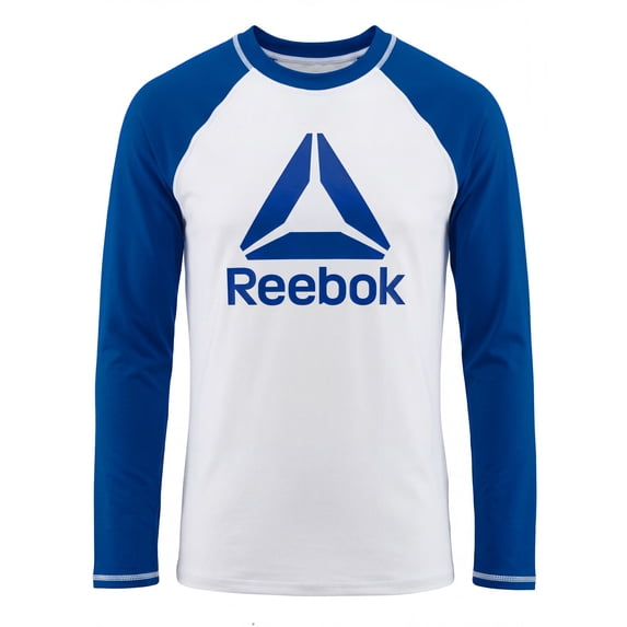 Reebok Boys Long Sleeve Rashguard with UPF 50+ Protection, Sizes 4-18