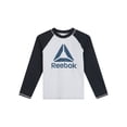 thumbnail image 1 of Reebok Boys Long Sleeve Rashguard with UPF 50+ Protection, Sizes 4-18, 1 of 5