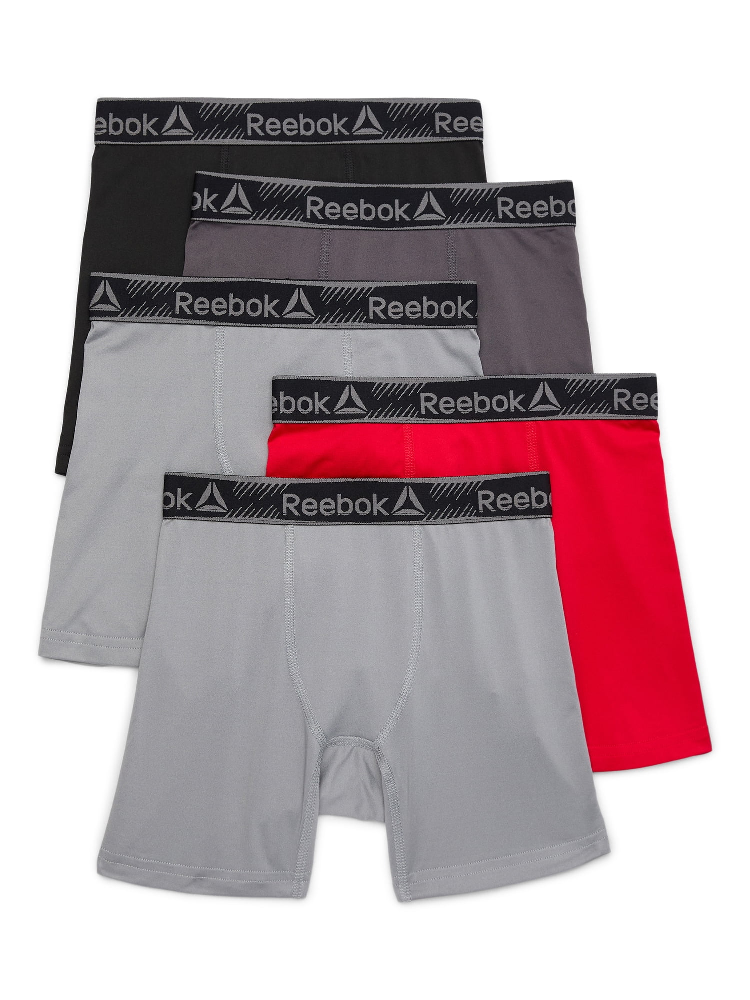 Reebok Boys Performance Featherweight Boxer Brief Underwear