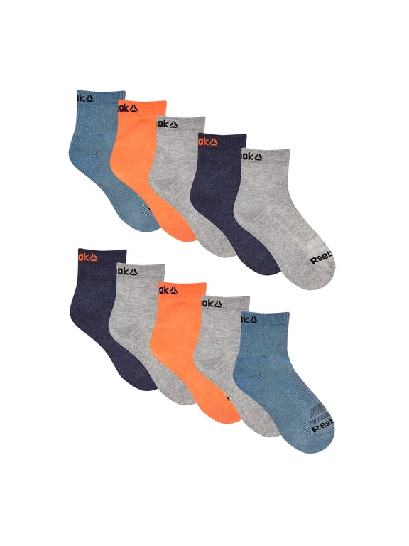 Boys Socks Pro-Series Ankle Kids Socks, 10-pack