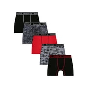 Reebok Boys Pro-Series Performance Boxer Brief Underwear, 5-Pack, Size S-XL
